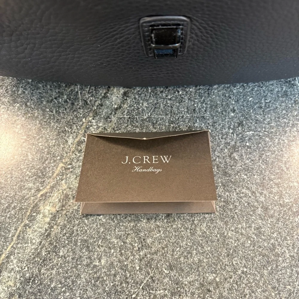 J. Crew Canyon Hobo Black Leather Bag - Picture 8 of 12